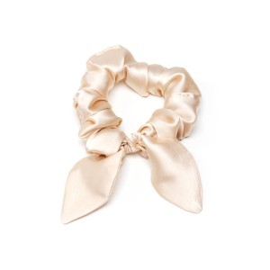 So Fluffy jedwabna gumka do włosów z uszami - sandy