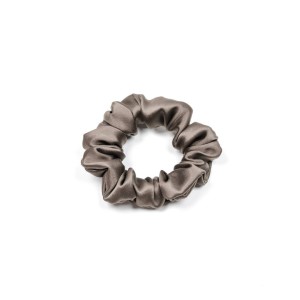 So Fluffy jedwabna gumka do włosów midi - khaki