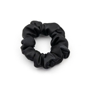 So Fluffy jedwabna gumka do włosów midi - czarna