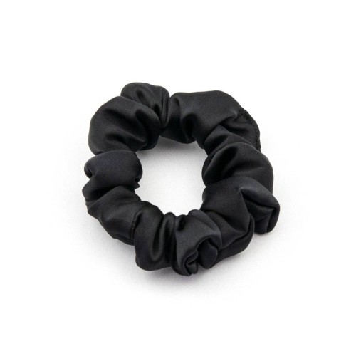 So Fluffy jedwabna gumka do włosów midi  czarna