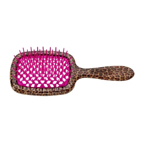 Szczotka pneumatyczna Janeke Superbrush leopard fux