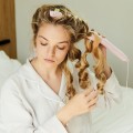 Wałek do kręcenia włosów Glov Coolcurl Bag Pink