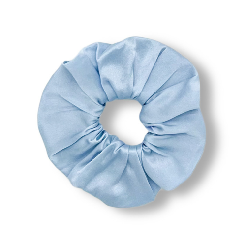 Giove Jedwabna Gumka do Włosów Maxi Błękitna.png