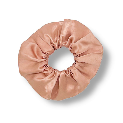 Giove Jedwabna Gumka do Włosów Maxi Różowe Złoto.png