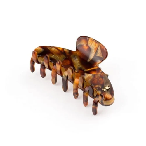 Turtle Story - klamrałapacz amber stone gold S hand made.png