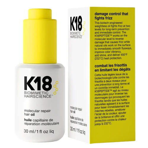 K18 Molecular Repair Hair Oil - olejek zwalczający puszenie się włosów 30ml.webp