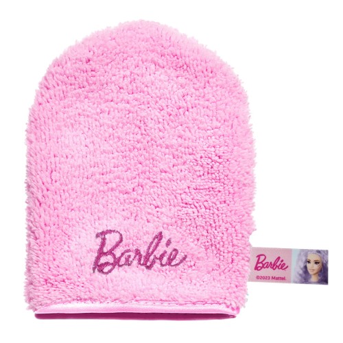 Glov Barbie Water Only Cleansing Mitt Cosy Rosy - rękawica do mycia twarzy i demakijażu.jpg