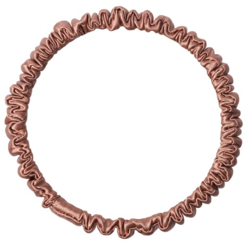 Giove Jedwabna Gumka do Włosów Mini Cameo Brown.jpg