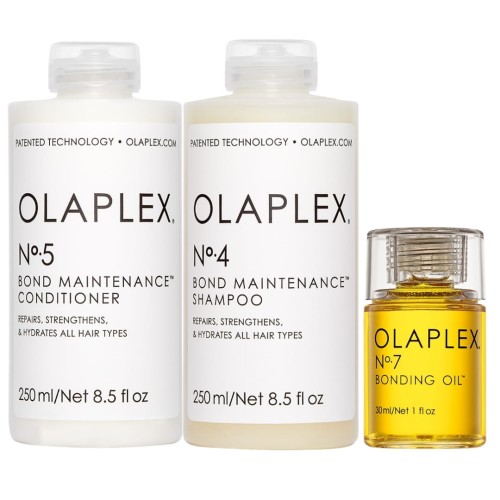 Zestaw Promocyjny Olaplex No.4, No.5, No.7 - szampon, odżywka, olejek wygładzający.jpg