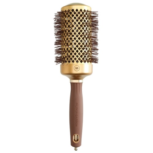 Olivia Garden Expert Blowout Shine Wavy Bristles Gold&Brown - szczotka do modelowania 55 mm 1.jpg
