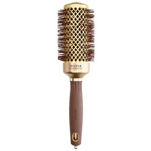 Olivia Garden Expert Blowout Shine Wavy Bristles Gold&Brown - szczotka do modelowania 45 mm 1.jpg