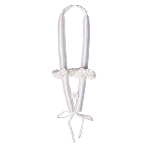 Giove Jedwabny Wałek Do Włosów Medium Ivory.jpg