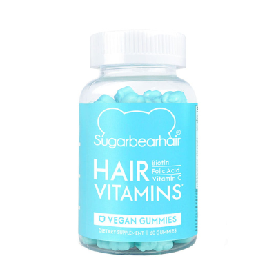 SugarBearHair Hair Vitamins – wegańskie żelki poprawiające kondycję włosów 60 szt.