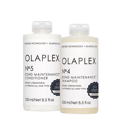 OLAPLEX NO.4 BOND MAINTENANCE - szampon odbudowujący i OLAPLEX NO.5 BOND MAINTENANCE - odbudowująca odżywka