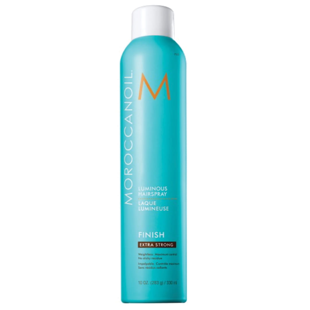 Moroccanoil Luminous Hairspray Extra Strong - bardzo mocny lakier do włosów z efektem nabłyszczenia 330 ml