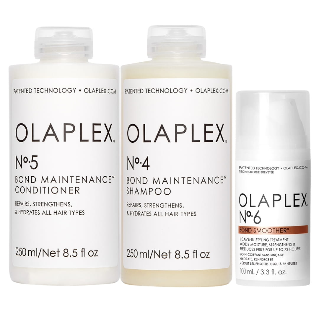 Zestaw Promocyjny Olaplex No.4, No.5, No.6 - szampon, odżywka, krem stylizujący